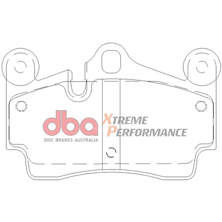 DBA 03-10 Porsche Cayenne XP650 Rear Brake Pads