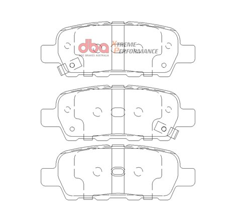 DBA 07-13 Nissan Sentra XP650 Rear Brake Pads