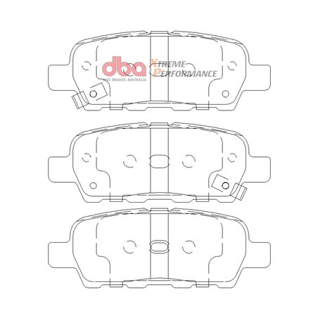 DBA 07-13 Nissan Sentra XP650 Rear Brake Pads