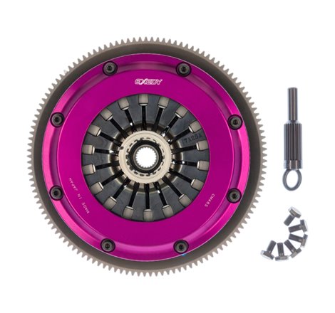 Exedy 1993-1995 Mazda RX-7 R2 Hyper Twin Carbon-D Clutch Sprung Center Disc Pull Type Cover