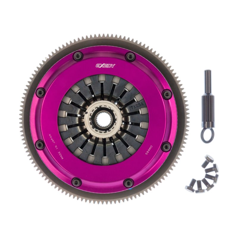 Exedy 1993-1995 Mazda RX-7 R2 Hyper Twin Carbon-D Clutch Sprung Center Disc Pull Type Cover