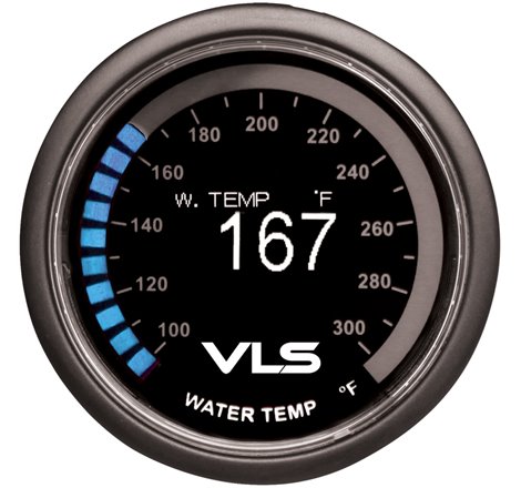 Revel VLS 52mm 100-300 Deg F Digital OLED Water Temperature Gauge