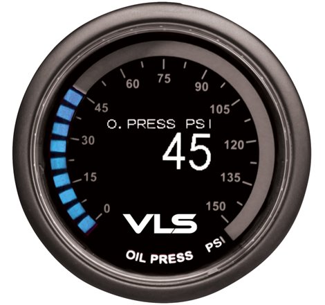 Revel VLS 52mm 0-150PSI Digital OLED Oil Pressure Gauge