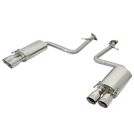 aFe Takeda 16-17 Lexus RC 200T 2.0L (t) 2in. SS Axle-Back Exhaust System w/Polished Tips