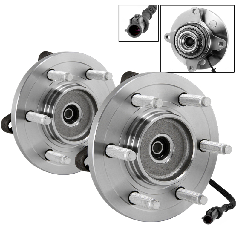 xTune Wheel Bearing and Hub 4WD ABS Ford Expedition 07-10 - Front Left and Right BH-515095-95