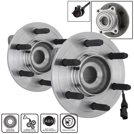xTune Wheel Bearing and Hub ABS Ford Expedition 07-12- Rear Left and Right BH-541008-08