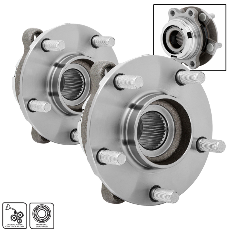 xTune Wheel Bearing and Hub Nissan Atima 07-12 V6 / QX60 14-15 - Front Left and Right BH-513296-96