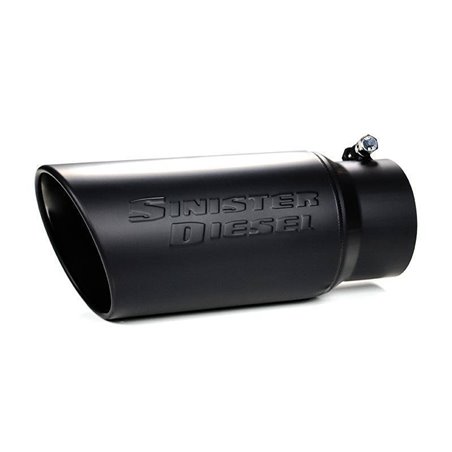 Sinister Diesel Black Ceramic Coated Stainless Steel Exhaust Tip (4in to 6in)