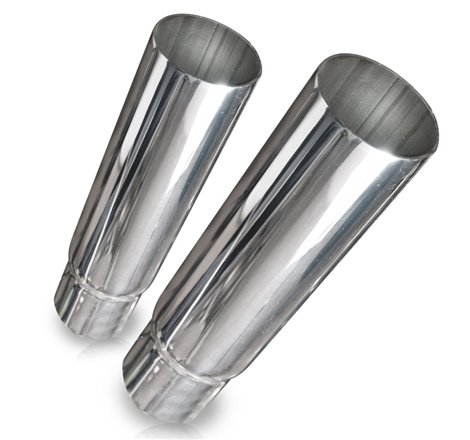 Stainless Works Straight Cut Exhaust Tips-2in ID Inlet 2in body