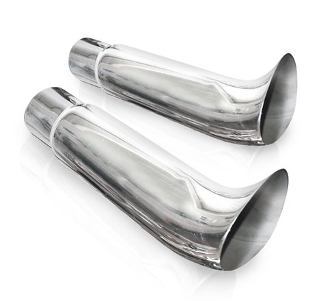 Stainless Works Elf Ear Exhaust Tips 3in Body 3in ID Inlet