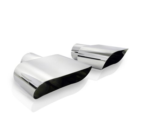 Stainless Works Wide Oval Challenger R/T 2-1/2in Inlet Tips (priced per pair)