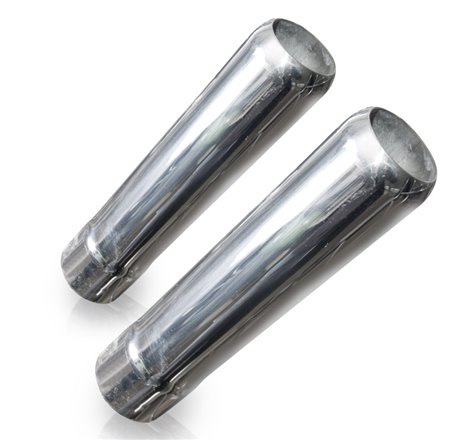 Stainless Works Pencil Cut Exhaust Tips 2in Body 2in ID Inlet