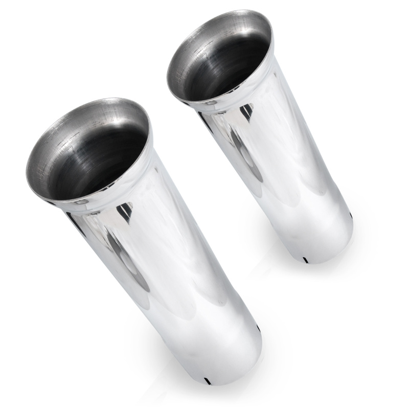 Stainless Works Bell Exhaust Tips- 2in ID Inlet 2in Body