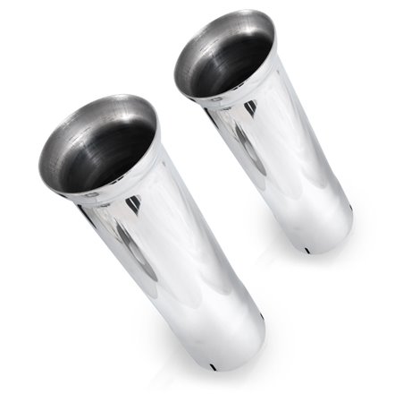 Stainless Works Bell Exhaust Tips- 2 1/2in ID Inlet 2 1/2in Body