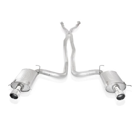 Stainless Works 2004-07 Cadillac CTS-V 3in Exhaust X-Pipe Chambered Mufflers 4in Tips
