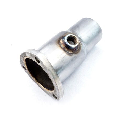 Stainless Works Collector Adapter 3-Bolt 3-1/2in OD Tubing 3in OD Outlet + O2 Bung