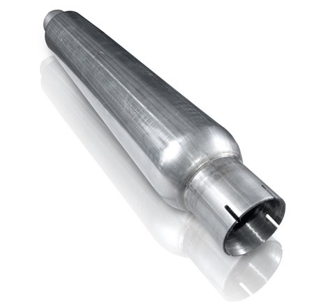 Stainless Works 2.25in SMOOTH TUBE MUFFLER (MILL FINISH)