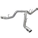aFe POWER 4in DPF-Back SS Exhaust System 2017 Ford Diesel Trucks V8-6.7L (td)