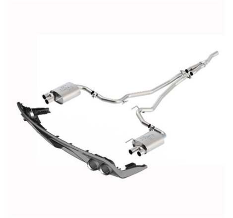 Ford Racing 2015 Mustang 2.3L Ecoboost Sport Cat-Back Exhaust System w/ GT350 Tips