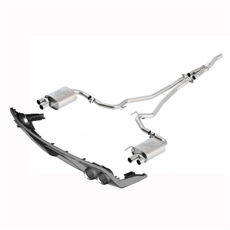 Ford Racing 2015 Mustang 2.3L Ecoboost Sport Cat-Back Exhaust System w/ GT350 Tips