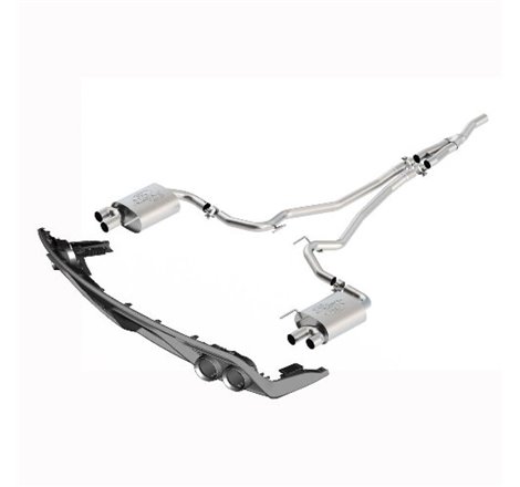 Ford Racing 2015 Mustang 2.3L Ecoboost Touring Cat-Back Exhaust System w/ GT350 Tips