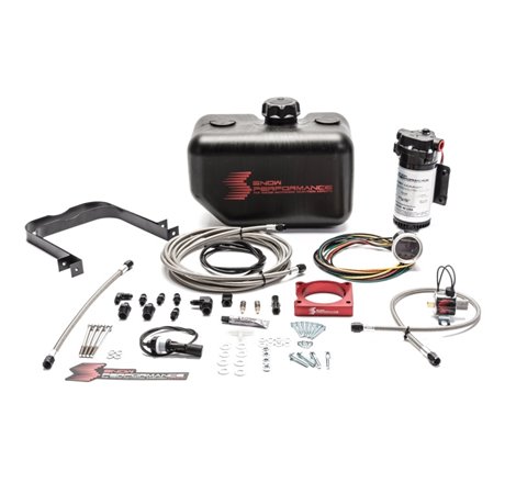 Snow Performance 11-17 F-150 Stg 2 Boost Cooler Water Injection Kit w/SS Brd Line & 4AN Fittings