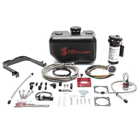Snow Performance 08-15 Evo Stg 2 Boost Cooler Water Injection Kit w/SS Braid Line & 4AN Fittings