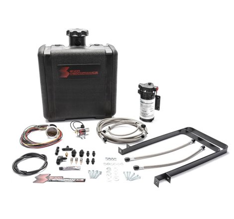 Snow Performance Cummins Stg 2 Boost Cooler Water Injection Kit (SS Braided Line & 4AN Fittings)
