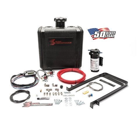 Snow Performance Stg 3 Boost Cooler Water Injection Kit TD (Red Hi-Temp Tubing and Quick Fittings)