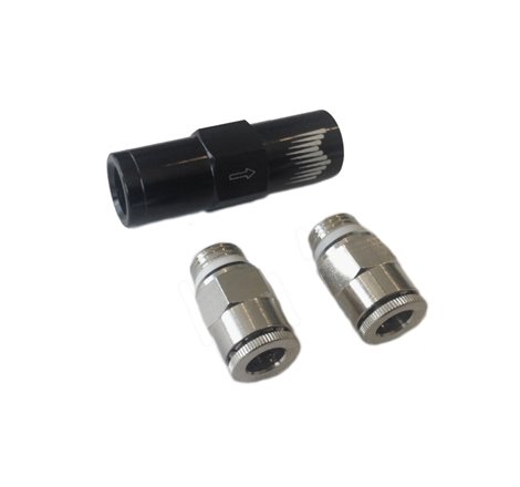 Snow Performance High Flow Water Check Valve Quick-Connect Fittings (For 1/4in. Tubing)