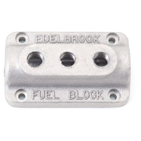 Edelbrock Fuel Block Triple As Cast
