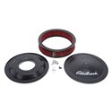 Edelbrock Air Cleaner Pro-Flo Series Round 14 In Diameter Cloth Element 3/8Indropped Base Black