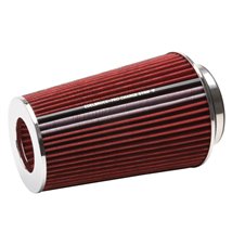 Edelbrock Air Filter Pro-Flo Series Conical 10In Tall Red/Chrome