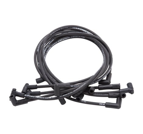 Edelbrock Spark Plug Wire Set SBC 78-86 V8 Hei 500 Ohm Resistance Black (Set of 8)