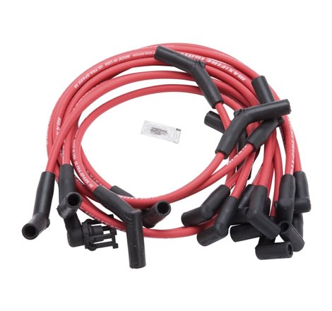 Edelbrock Spark Plug Wire Set SBF 83-96 50 Ohm Resistance Red Wire (Set of 10)