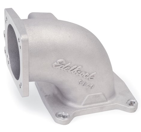 Edelbrock High Flow Intake Elbow 95mm Throttle Body to Square-Bore Flange As-Cast Finish