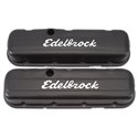 Edelbrock Valve Cover Signature Series Chevrolet 1965 and Later 396-502 V8 Low Black