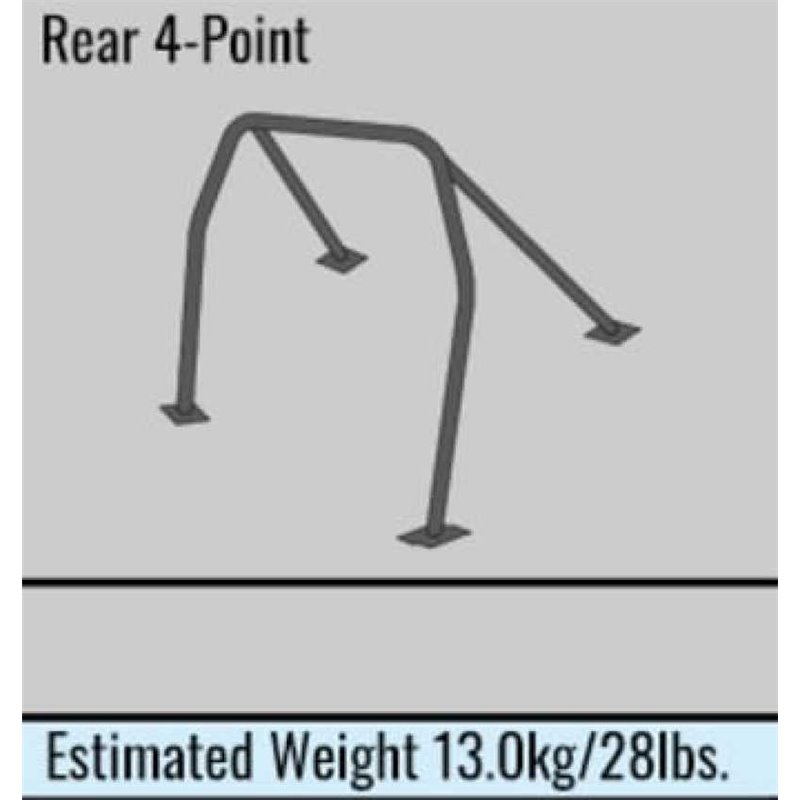 Cusco Safety 21 2-Passenger 4-Point Rear Roll Cage 89-96 Toyota MR2 (Non-T-Bar Roof) (S/O/No Cancel)