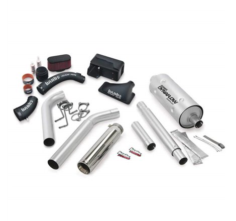 Banks Power 16-17 Ford 6.8L MH-A Stinger Bundle - SS Single Exhaust Right Exit w/ Chrome Tip