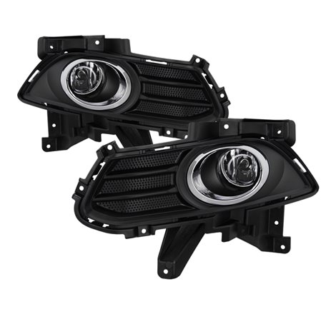 Spyder 13-16 Ford Fusion OEM Fog Lights w/Switch & Cover - Clear (FL-FFUS13-C)