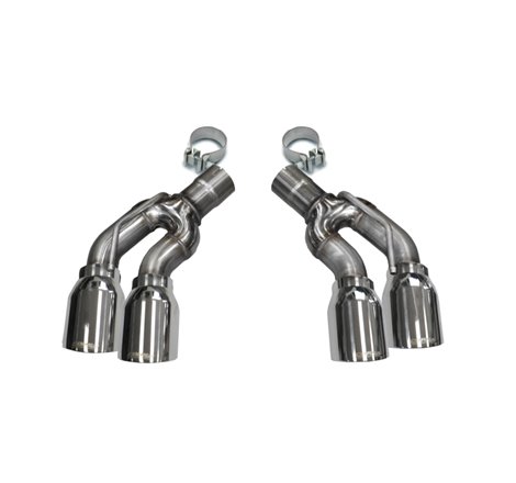 Corsa 16-17 Cadillac CTS-V 2.75in Inlet / 4.0in Outlet Polished Tip Kit (For Corsa Exhaust Only)