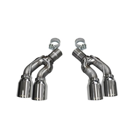Corsa 16-17 Cadillac CTS-V 2.75in Inlet / 4.0in Outlet Polished Tip Kit (For Corsa Exhaust Only)
