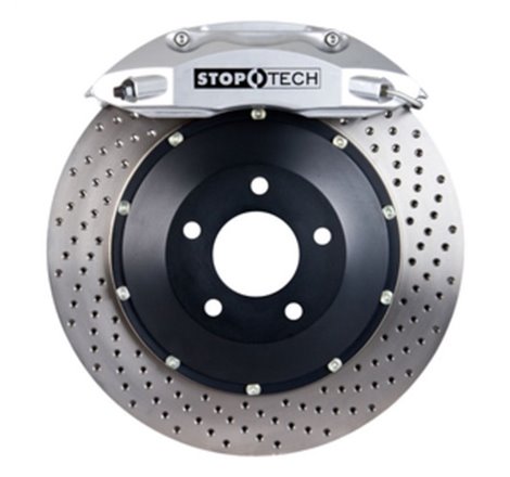 StopTech 01-06 BMW M3 ST-40 Silver Calipers 355x32mm Drilled Rotors Rear Big Brake Kit