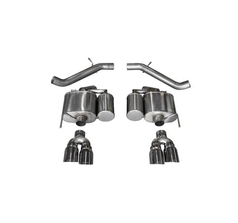 Corsa 16-18 Cadillac ATS-V 3.6T 4in Polished Sport Axle-Back Exhaust