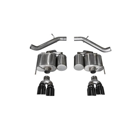 Corsa 16-18 Cadillac ATS-V 3.6T 4in Black Sport Axle-Back Exhaust