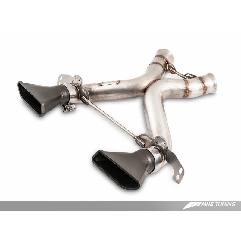 AWE Tuning McLaren 650S Performance Exhaust - Black Tips