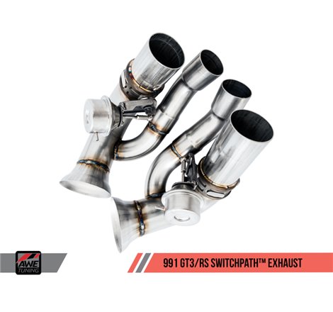 AWE Tuning Porsche 991 GT3 / RS SwitchPath Conversion Kit (Requires AWE Tuning Center Muffler)