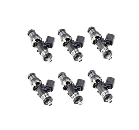Injector Dynamics ID1050X Injectors - 48mm Length - 14mm Top - Denso Lower Cushion (Set of 6)