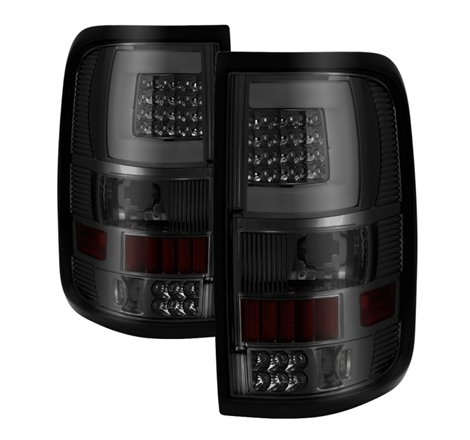 xTune 04-08 Ford F150 Styleside V3 LED Tail Lights - Smoke (ALT-ON-FF15004G3LB-LBLED-SM)