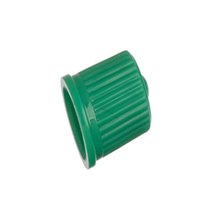 Schrader TPMS Plastic Green Sealing Caps - 100 Pack